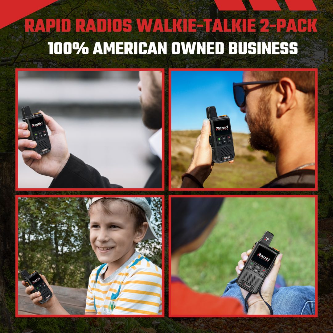 Rapid Radios G1 Nationwide LTE Push-to-Talk Walkie-Talkie