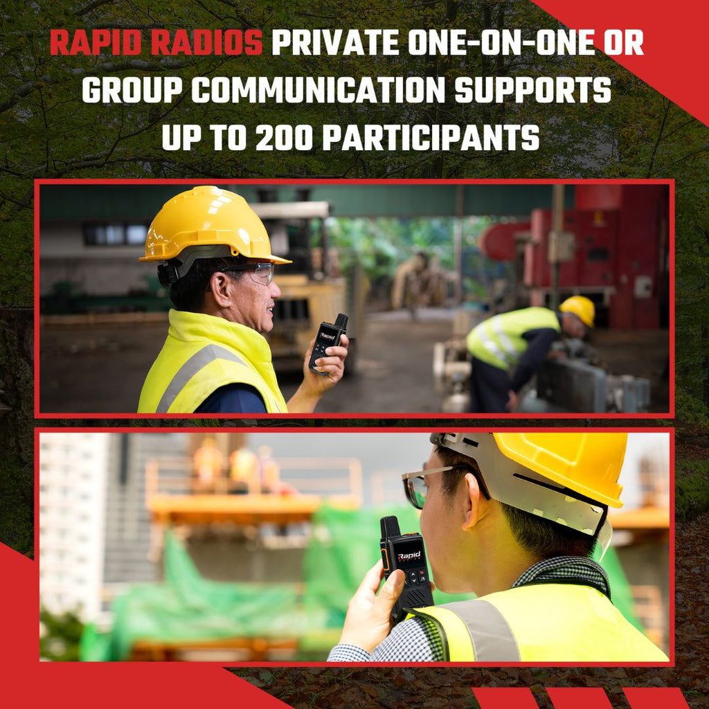Rapid Radios G1 Nationwide LTE Push-to-Talk Walkie-Talkie