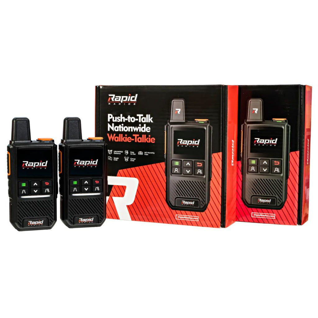 Rapid Radios G1 Nationwide LTE Push-to-Talk Walkie-Talkie